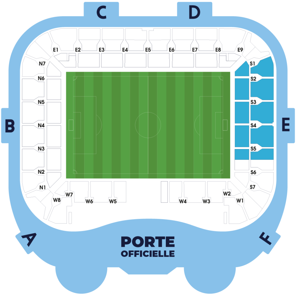 Plan du stade EN FAMILLE